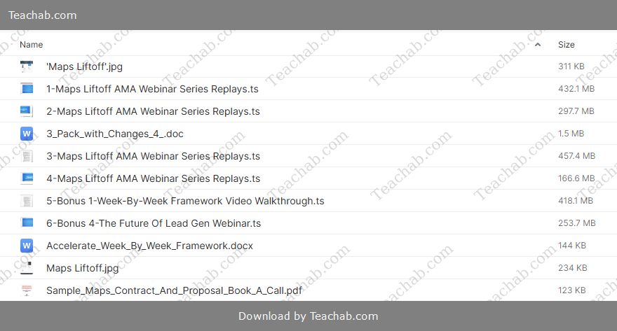 Maps-Liftoff-Webinar-Series-Replays-By-Brian-Willie-free-download